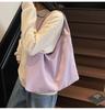 2025 Wasteland Style Lazy Style Campus One-shoulder Armpit Bag Versatile Commuting Fashion Simple Large-capacity Cloth Bag Women's Bag