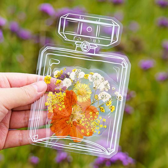 20 шт. DIY прозрачные закладки из сухоцветов изысканный дизайн креативные цветочные растения прозрачные закладки украшения