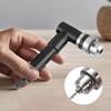 Right Angle 90 Degree Drill Angle Angle Corner Power Strip Extension Drill Electric Drilling Extension Easy and Convenient Drill, L-Shaped Adapter,