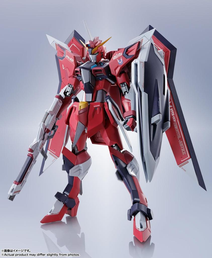 METAL ROBOT SPIRITS SIDE MS Мобильный доспех Гандам SEED FREEDOM Бессмертный Справедливый Гандам Прибл.. 140 мм Фигурка персонажа из АБС-пластика, ПВХ и литого металла, окрашенная