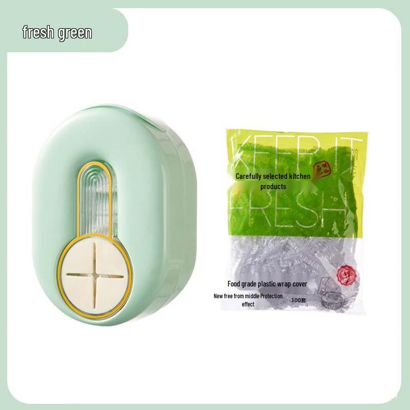 Wall-Mounted Rectangular Cling Film Organizer