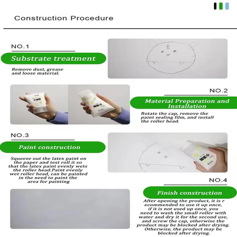 100 г Белая Розовая Краска для Стен Маленькая Валик Кисть Краска Для Ремонта Внутренних Стен Ремонт Граффити На Стенах Домашнего Хозяйства Экологическая Краска
