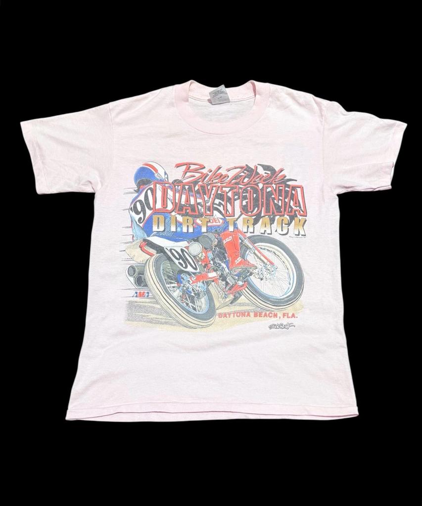 Vintage 90s Daytona beach dirty track bike week/ L size