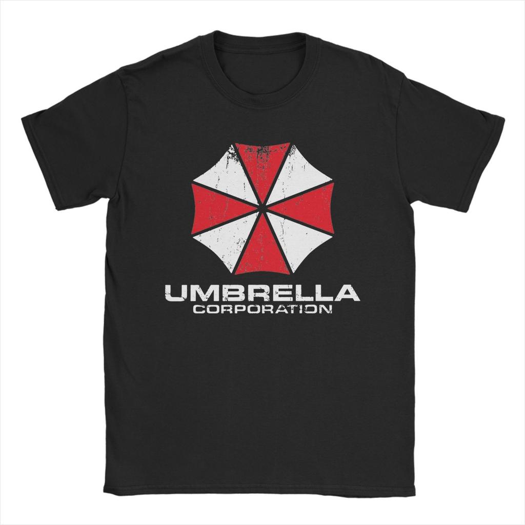 Футболка Umbrella Corporation Residents Evils Хлопковая футболка с круглым вырезом и коротким рукавом Идея для подарка Одежда