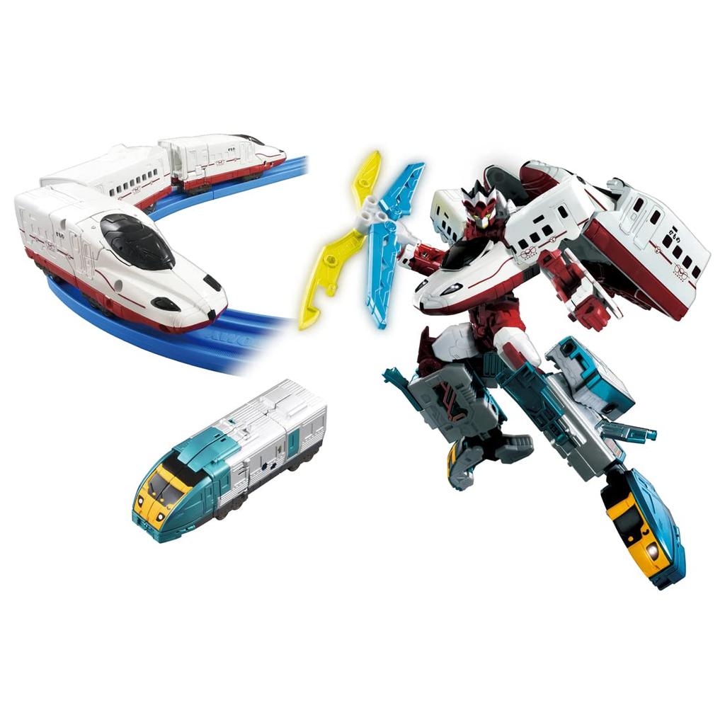 Takara Tomy Shinkansen Transforming Robot Shinkalion Z Shinkalion Z N700S Kamome Zyliner 883 Sonic Nichirin Train Toy for Ages 3 and Meets Toy Safety