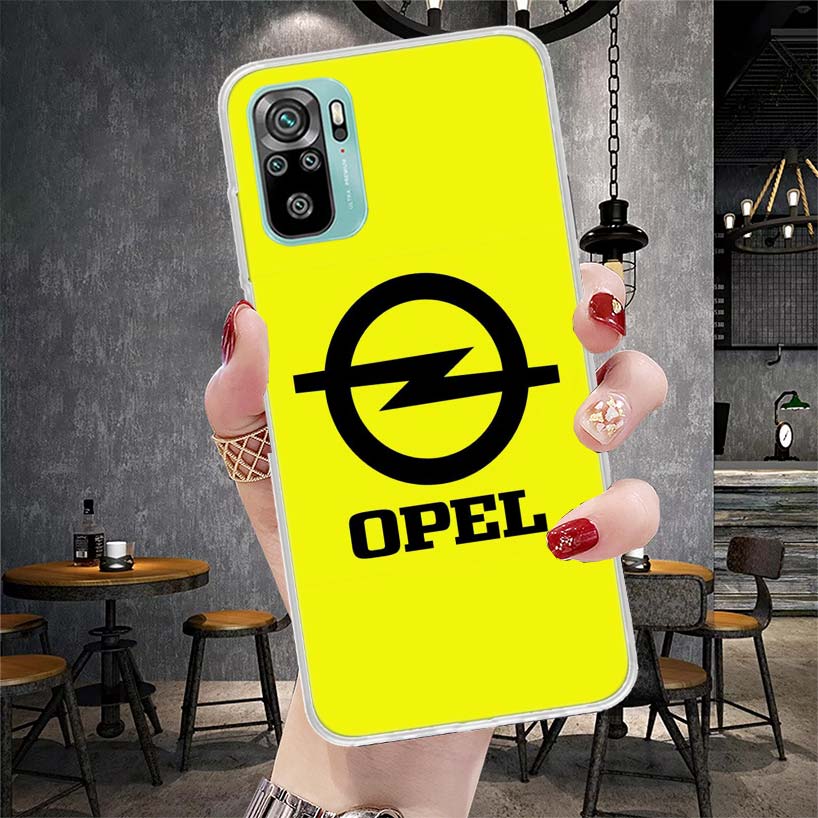 Мягкий чехол для телефона Opel Logo для Xiaomi Redmi Note 15 14 14S 13 12 Pro Plus 12S 11 11S 11E 10 10S 11T 5G Fundas Coque Redmi Not