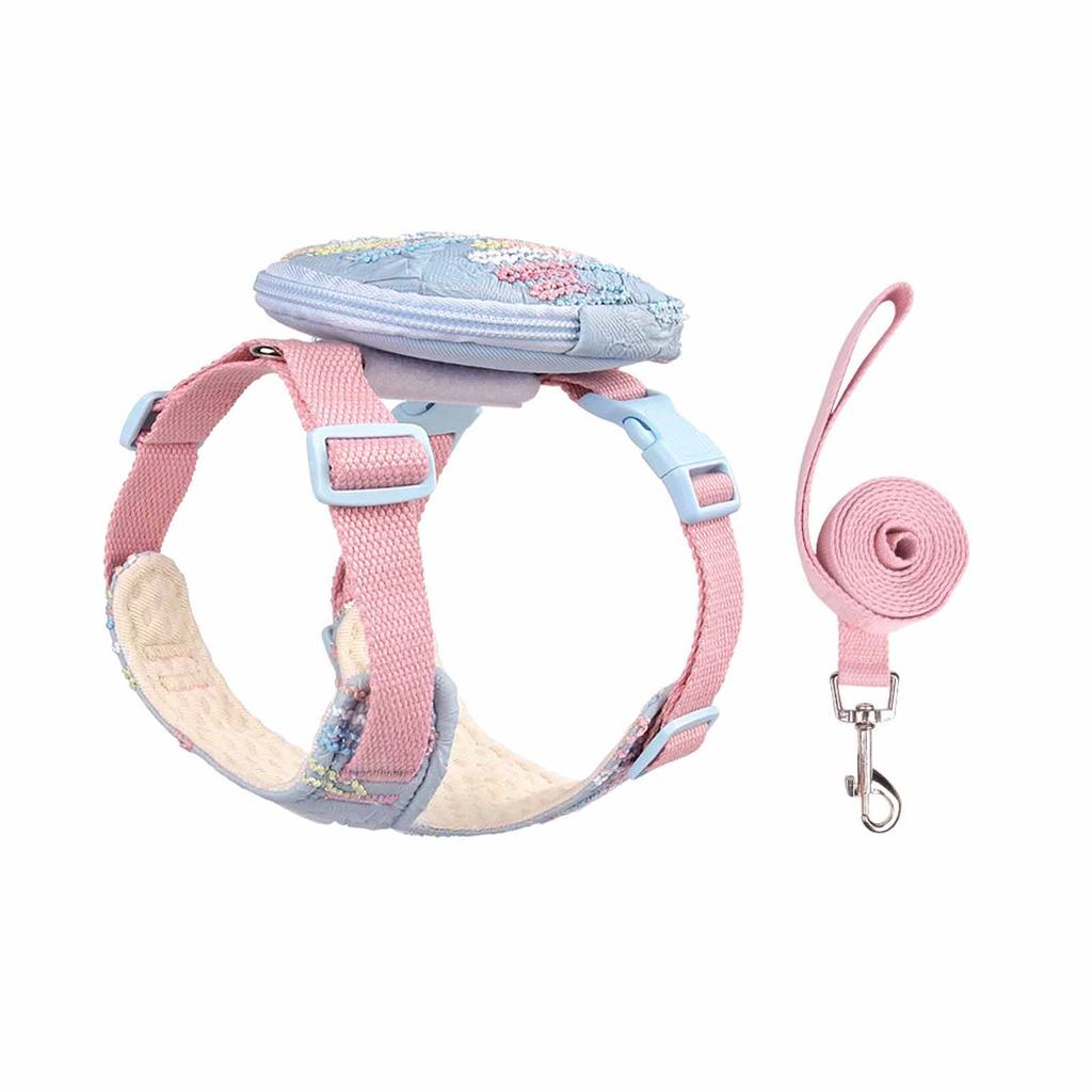 Pet Leash & Puppy Backpack Set, Dog Chest and Back with Leash, Outdoor Walking for Small Dogs