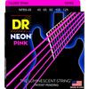 Струны для баса DR NEON PINK DR-NPB545