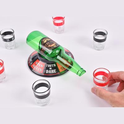 Вращающаяся бутылка игра для питья Колесо Фортуны Маленький паб указатель игра реквизит бар питьевые штрафные принадлежности