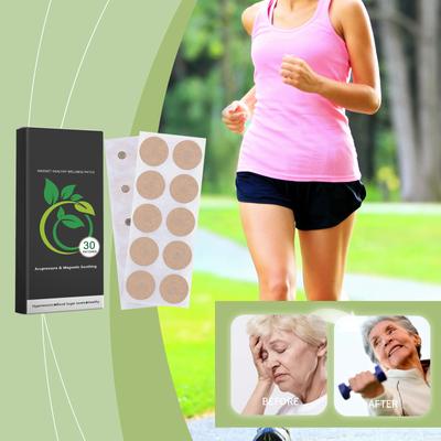 Магнитный травяной пластырь для здоровья снимает повышенное кровяное давление, регулирует уровень сахара в крови, улучшает физическое здоровье, повышает выносливость и равновесие