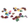 Guitar Pick Celluloid Portable UltraThin Light Performance Accessories for Teenager(50Pcs )