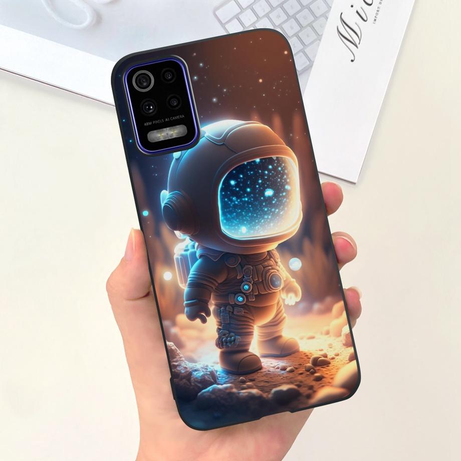 Чехол для телефона LG K52 Q52 2020, мягкий матовый силиконовый чехол для LGK52 LGQ52 2020, чехол в готическом стиле, мультяшная задняя крышка, милый узор
