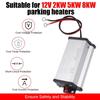 Power Converter Adapter Ac 110V-245V To Dc 12V 25A For Diesel Parking Heater 5KW-8KW 2KW With EU Plug For Rv Truck Garage Indoor