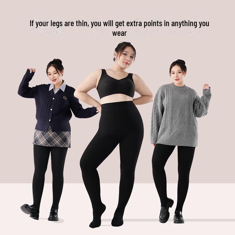 Женские бархатные леггинсы больших размеров: Толстые, теплые и нескользящие для осени/зимы