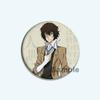 32/44/58mm Anime Bungou Stray Dogs Brooch Cartoon Metal Badge for Backpack Clothes Jewelry Accessories Dazai Osamu Nakajima Atsushi Pin
