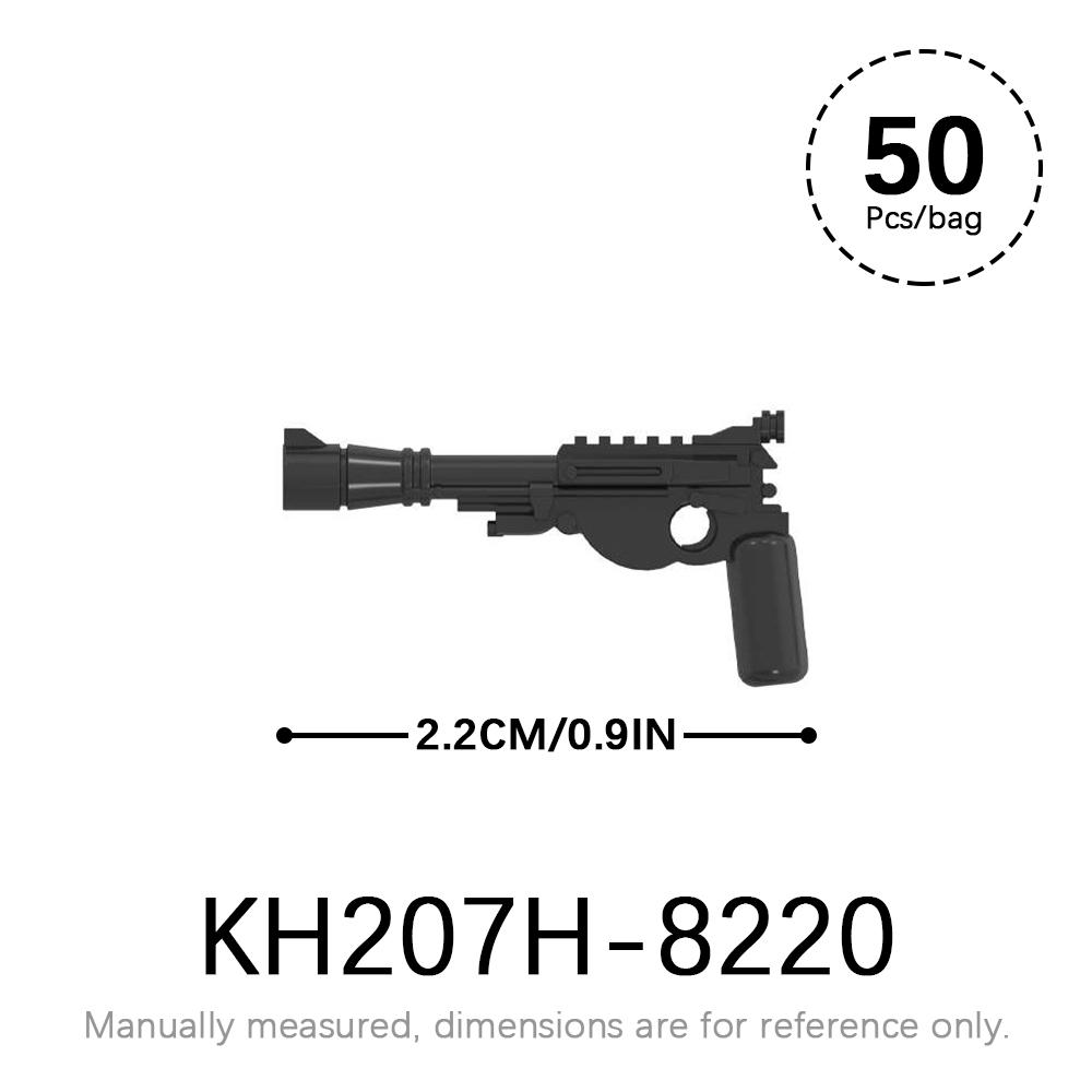 50 шт./лот Набор военного оружия SWAT WW2 Детали для фигурок MOC Кирпичики Звездные войны WW2 Корпус Оружейные аксессуары Строительные блоки Детские игрушки