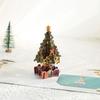 Exquisite Christmas Tree Greeting Card Wishing Thank You Blessing Card  Party Favors Gifts