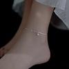 Bell Design Anklet Round Bead Alloy Structure Adjustable Extension Chain Allergy-Free Anklet