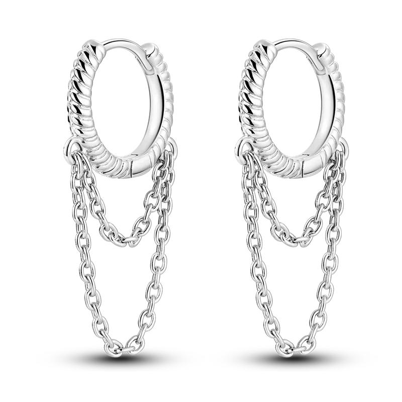 925 Silver Love Feather Moon Star Heart Earrings for Women Girls Charms Hoop Stud Jewelry Gifts