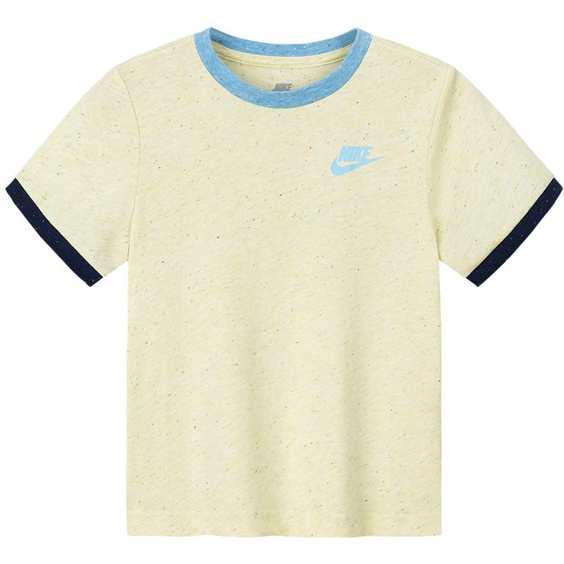Nike Детская футболка с коротким рукавом в стиле колор-блок