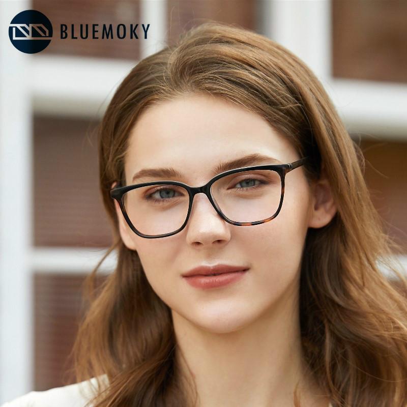 BLUEMOKY Прямоугольные Очки для Чтения Для Мужчин Женщин Блокирующие Синий Свет Игровые Компьютерные Оптические Очки Очки при Гиперметропии