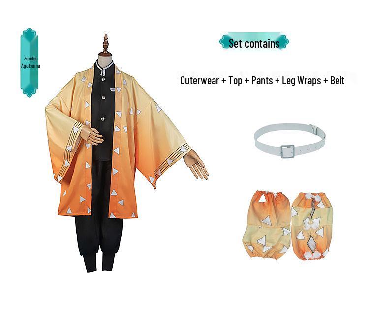Demon Slayer Halloween Costume: Tanjiro, Nezuko, Zenitsu, and Giyu Cosplay