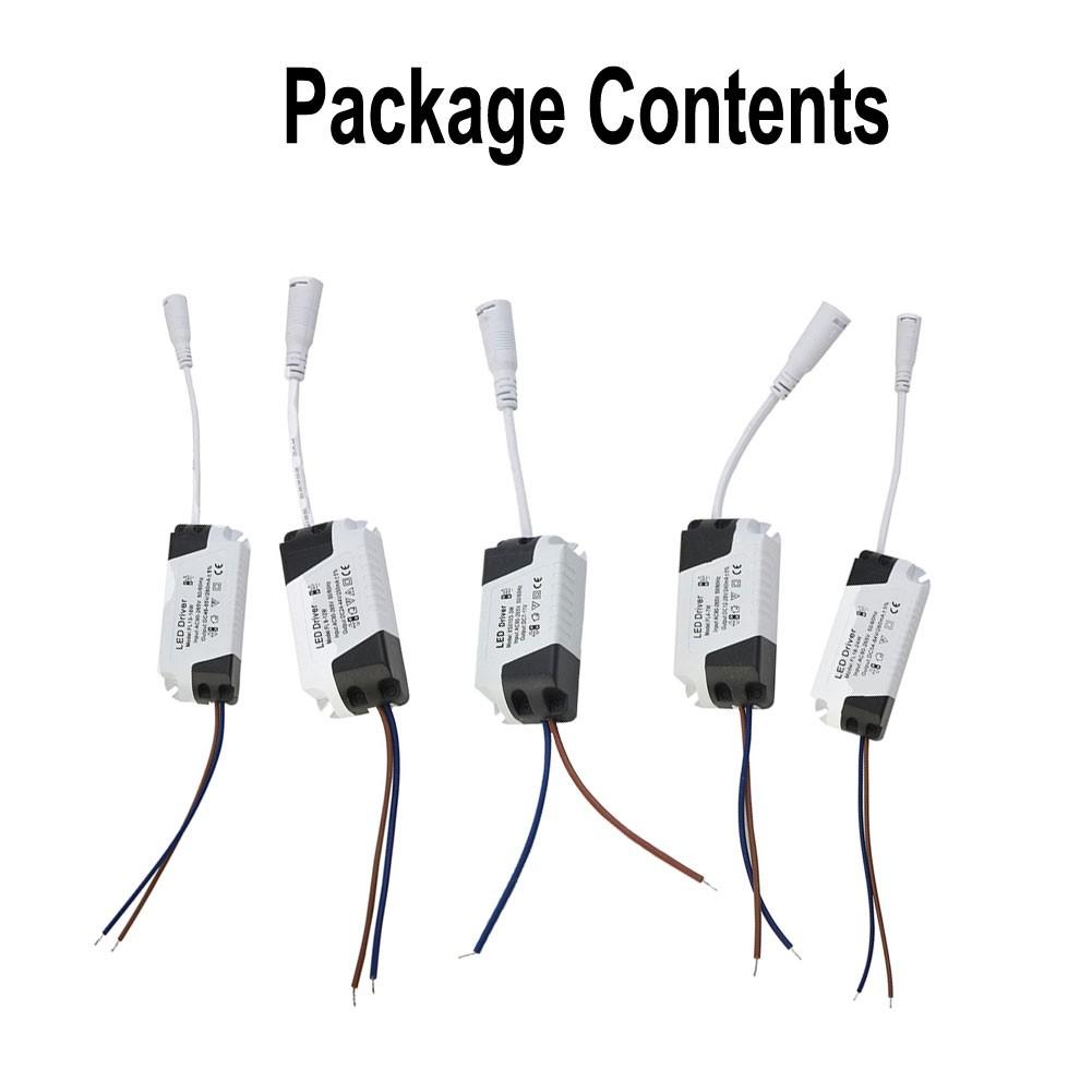 18W-24W 300mA Драйвер питания светодиода 18W 18W-24W Светодиодный драйвер 24W 300mA 3W 6W