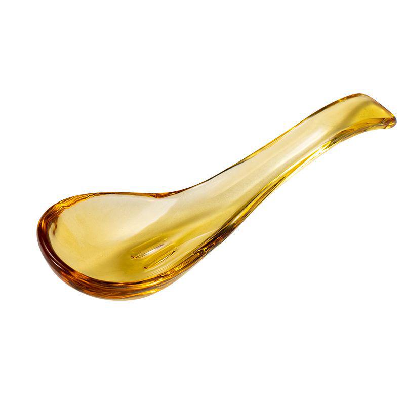 Термостойкая бытовая ложка: Бессвинцовое боросиликатное стекло для супа, кофе, мороженого и риса