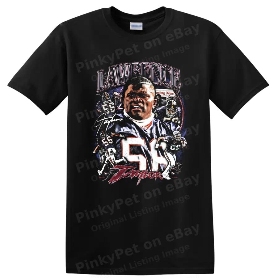 Lawrence Taylor T Shirt New York Giants Football Legend Defensive Great Tee