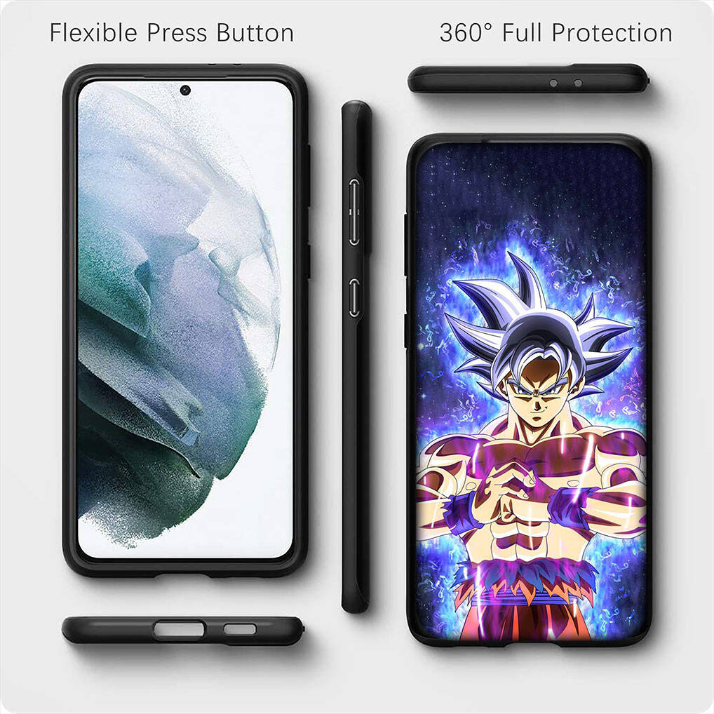 for Samsung Galaxy S25 S24 S23 S22 Ultra FE Plus A37 A57 A56 A55 A06 A16 A15 A36 A26 A35 A05 A25 A54 A34 Phone Case Goku Dragon Ball DragonBall Cover