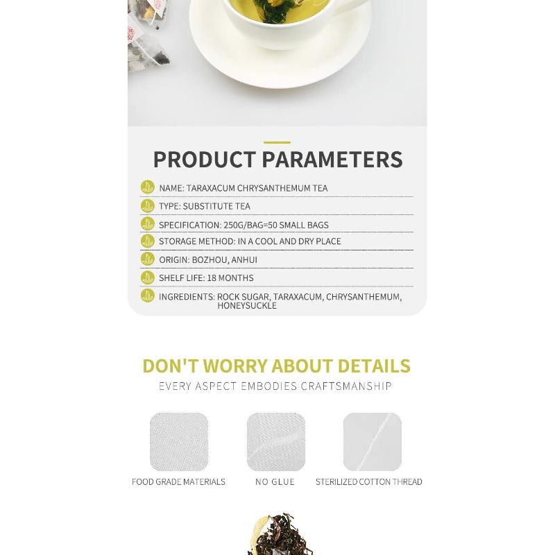 Травяной чай Taraxacum Chrysanthem Tea 250г