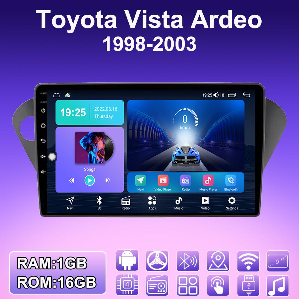 2 DIN Android Carplay автомобильное радио для Toyota Vista Ardeo 1998-2003 мультимедийный проигрыватель головное устройство стерео GPS навигация BT WIFI 2+32 ГБ