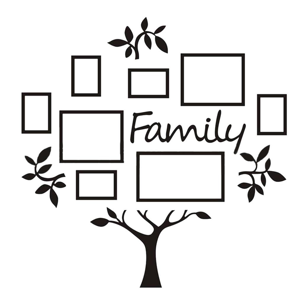 Wall Sticker Environmental Friendly Waterproof Corrosion Resistance Acrylic Photo Frame Wall Decor