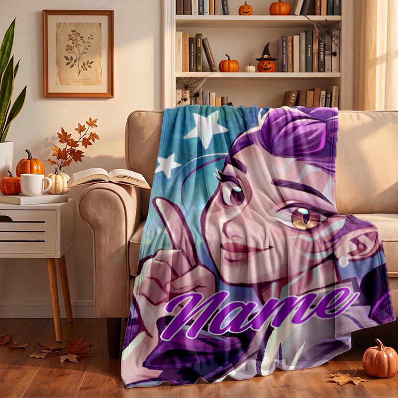 rumi Custom Flannel Blankets Soft Warm Cozy Throws for Home Decor Holiday Gifts