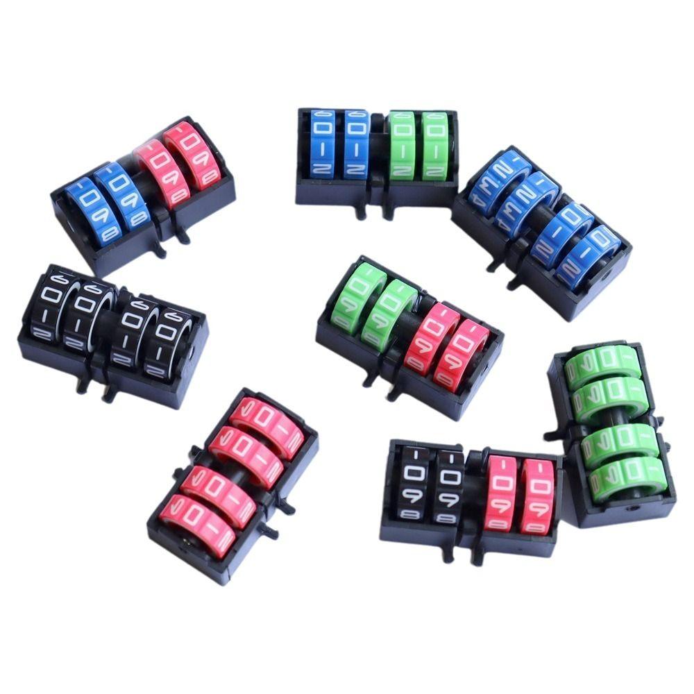 Rotating Number Dials Board Games Score Counter 4 Digit Wheel Tabletop Score Keeper Office Fun