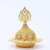 Crown Retro Copper Hollow Out Incense Stick Burner Holder Golden Arab Burner Catcher Home Decoration