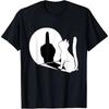 2026 Trendy Casual Loose Unisexs Cat Pattern Funny Gift Tshirt Unisexs Short Sleeved Round Neck Cotton Summer Tshirt