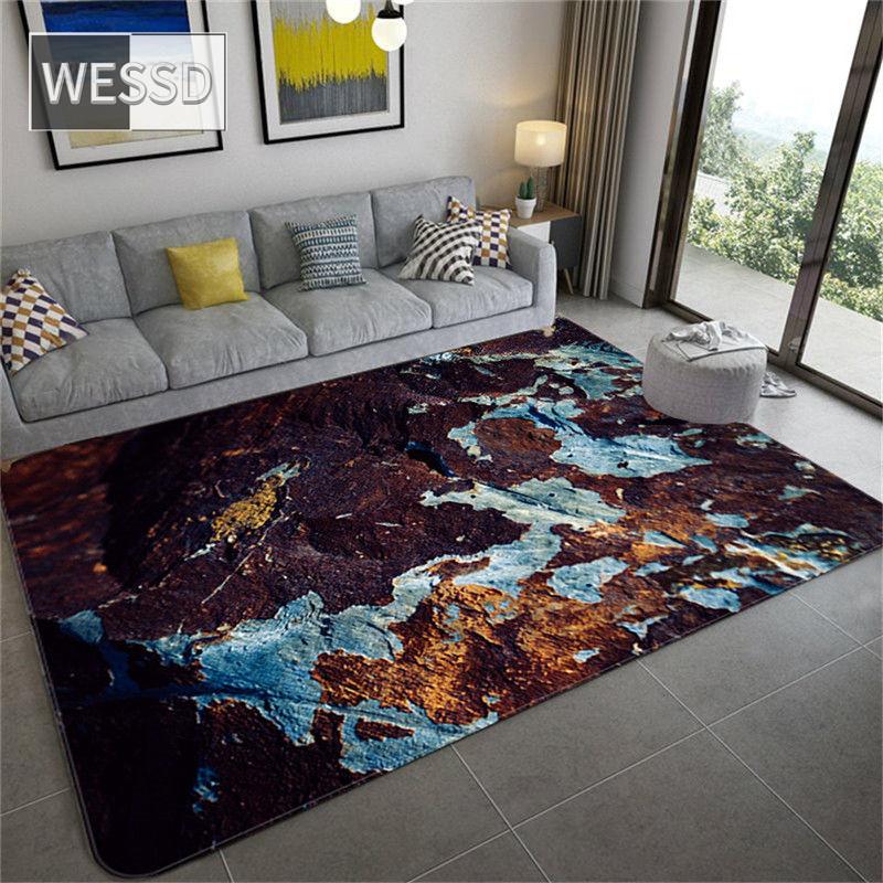 Коврик для комнаты с текстурой камня, 3D нескользящий коврик, напольный коврик для ванной комнаты, большой современный ковер для гостиной, дивана, коврик для входной двери, кухонный ковер