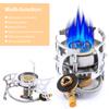Camping Gas Burner Windproof Outdoor Stove Picnic Backpacking Stove Strong Fire Burner Tourism Equipment Camping Supplies