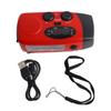 ABS Hand Cranking Generate Electricity Solar Charging LED Light Disaster Prevention Emergency AMFM