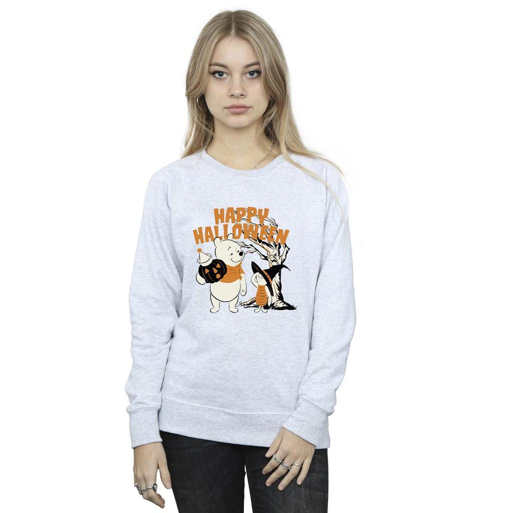Disney Womens/Ladies Winnie The Pooh And Piglet Happy Halloween Sweatshirt