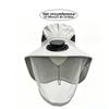 Convenient With Net Mesh Mosquito Head Net Hat Foldable Breathable Solar Fan Hat Cooling Quick-Drying Fishing Bucket Hat Hiking