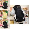 Girls Backpack For School With Slim Nylon Construction And Student Comfort Features