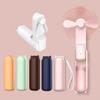 2000mAh New Handheld Small Fan Portable Creative Mini Three Speed Adjustable Solid Color Charging Small Fan