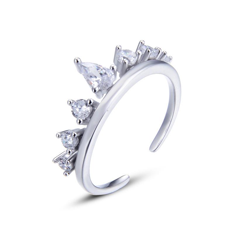 Классическое кольцо Lindon из стерлингового серебра 925 пробы с цирконом, женские ювелирные изделия, свадебный подарок для вечеринки