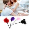 Sex Tickler Fast Adaptation Easy-using Relaxing Tool Helpful Feather Teaser Whip for Hotel