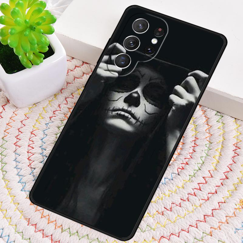 Cute Day Of The Dead Skull Owl Phone Case for Samsung Galaxy note 10 pro S26 Ultra S23 S24 FE S25 S21 S22 PLUS shockproof Cove