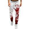 Men's Halloween Print Trousers Men's Casual Sports Trousers With Drawstring
