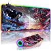 RGB-подсветка Коврик для мыши Аниме Solo Leveling Милые Аниме Девушки Большой Геймерские Аксессуары Overwatched Коврик для мыши Нескользящий Коврик для клавиатуры