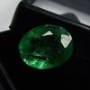 Natural Green Emerald Loose Gemstone Colombian Oval Cut 8 ct for Jewelry Making and Gem Collections